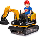360-Degree Rotating Electric Excavator and Bulldozer Ride-On Vehicle