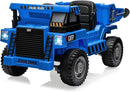 12V Remote-Controlled Electric Dump Truck Toy Car, 4-Wheel Drive