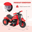 6V Electric Kids Motorcycle Ride-On Car with Automatic Bubble Feature