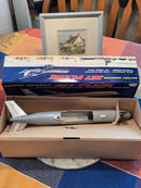 Vintage Marx J-4916 TWA Battery Operated Tin Jet Plane with Original Box