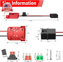 Milwaukee 18V Battery Adapter for Power Wheels | Set of 2 - 12V Ride-On Toy Batteries