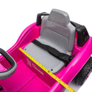 12V Licensed Pink Volkswagen Beetle Electric Ride-On Car for Kids, Speeds of 1.5-2.5MPH