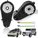 Set of 2 24V 40000RPM Gearbox Motors for Kids Ride-On Cars