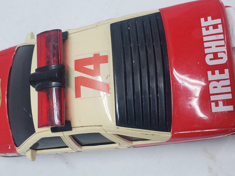 1994 Bright Fire Chief Rapid Response 911 Battery Operated Car Toy