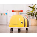 B. toys Wooden Bee Push Toy Ride-On Buggy for Toddlers, Promoting Physical Fitness