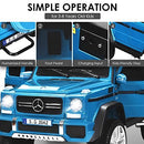 Navy 12V Battery-Powered Ride-On Car with Remote Control for Kids