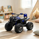 Blue Electric ATV Ride-On Car for Kids Ages 3-5