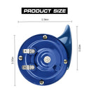 300DB Dual Pack Train Horn - Waterproof 12V Alarm Speaker for Vehicles