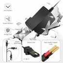 12V 1A Battery Charger for Power Wheels Ride-On Toys with 6.5FT Cable, 100-240V Compatible