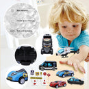 Compact Vehicle Playset with 12 Die-Cast Cars for Ages 3-7