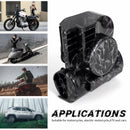 High-Performance 12V 150dB Snail Train Air Horn Kit for Motorcycles, Cars, and Trucks - Grey