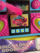 TROLLS WORLD TOUR KARAOKE BOOMBOX WITH MICROPHONE AND LIGHTS