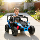 Blue 12V Kids Electric Ride-On Truck with Remote Control - Safe and Fun Adventure Vehicle