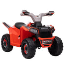 6V Red Ride-On Car for Toddlers with Durable Forward and Reverse Wheels