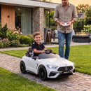 Mercedes AMG CLE 53 Kids Electric Ride-On Car with Remote Control, White