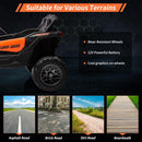 Electric 4-Wheel Drive UTV for Kids - 2-Seater Off-Road Ride-On with Remote Control