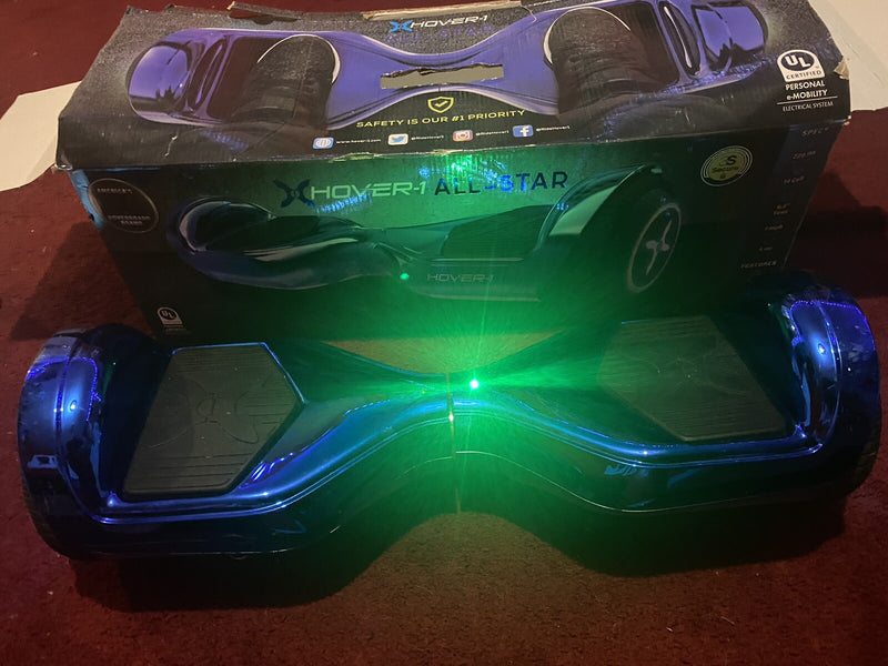 Hoverboard with All-Star Design and Single Wheel Balance