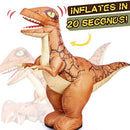 Remote-Controlled Inflatable Dinosaur Toy with Sound Effects