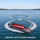 XDJXWJN DZH808 14-Inch Remote Control Boat 2.4GHz Speedster for All Ages
