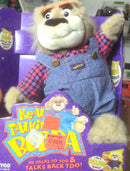 Vintage 1997 Tyco Real Talkin' Bubba Bear Plush Talking Stuffed Animal