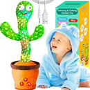 Interactive Rechargeable Dancing Cactus Toy with Adjustable Volume for Babies