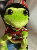 Gemmy Frogz Helmet Singing Toy Racer with Animated Rapping Action