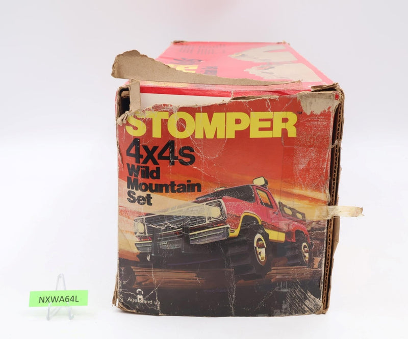 Vintage 1983 Mountain Track Foam 4x4 Stompers Rough Riders Playset
