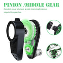 24V Wheel Motor Gearbox Upgrade Kit - Pair of High-Speed RS555 40000RPM Motors