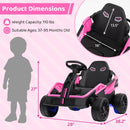Pink Electric UTV for Big Kids with 12V Battery and Remote Control