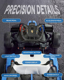Okay Run 36V Electric Kids' Go Kart, Porsche Drift Kart, Blue