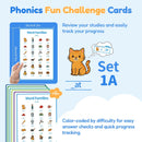 Sinoome Interactive Phonics Flip Book and Flash Card Word Family Collection