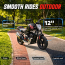 Black 24V Electric Motorcycle with 180W Motor for Kids Aged 6-12
