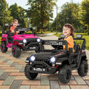 12V Electric Ride-On Truck for Kids with Dual Motors, Spring Suspension, and Remote Control