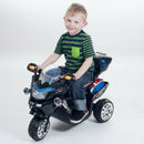 Kids Electric Black Motorcycle Tricycle Ride-On