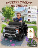 12V Ford F-150 Raptor Licensed Ride-On Truck for Kids with Parental Remote Control