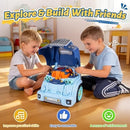 Engaging Truck Engine Playset with Detachable Components, Lights, and Sounds for Kids 3-5 Years Old