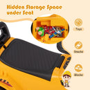 Children's Ride-On Excavator Truck Toy with Functional Shovel and Engine Sounds