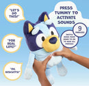 Interactive Bluey Plush Toy - Battery-Powered, Press Belly for 9 Phrases