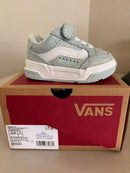 Vans Hylane V Toddler Shoes Holiday Dawn Mist Glitter Hook & Loop Size 2C