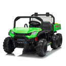 24V 4WD Off-Road Kids Dump Truck with Parental Remote Control and 3 Speed Settings