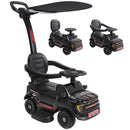 Qaba 3-in-1 Ford Shelby Black Push and Slide Car