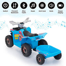 Kids 6V ATV 4 Wheeler with Trailer and Music