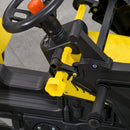 Aosom Yellow Kids Pedal Excavator Ride-On Front Loader Digger for Ages 3+