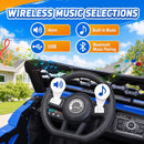 RJOVOLTER 12V Kids UTV Ride-On Vehicle with Remote Control and Swing Feature