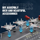 SNACKTANT 16-inch Remote Control Warship Aircraft Carrier with Dual Rechargeable Batteries