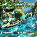 DEERC TX626 Kids' RC Boat, Speeds Over 20MPH, Capsize Recovery Feature, 24+ Minutes of Playtime