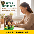 Tustao Adorable Solar-Powered Dancing Monkey Figure for Dashboard Decor