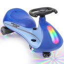 ELEMARA 12V Pedal-Activated Electric Wiggle Car with Flashing Bottom Light