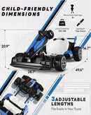 Okay Run 24V Kids Electric Porsche Drift Go Kart, Blue