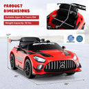 Costzon 12V Mercedes-AMG GT3 Licensed Kids Ride-On Car with Remote Control